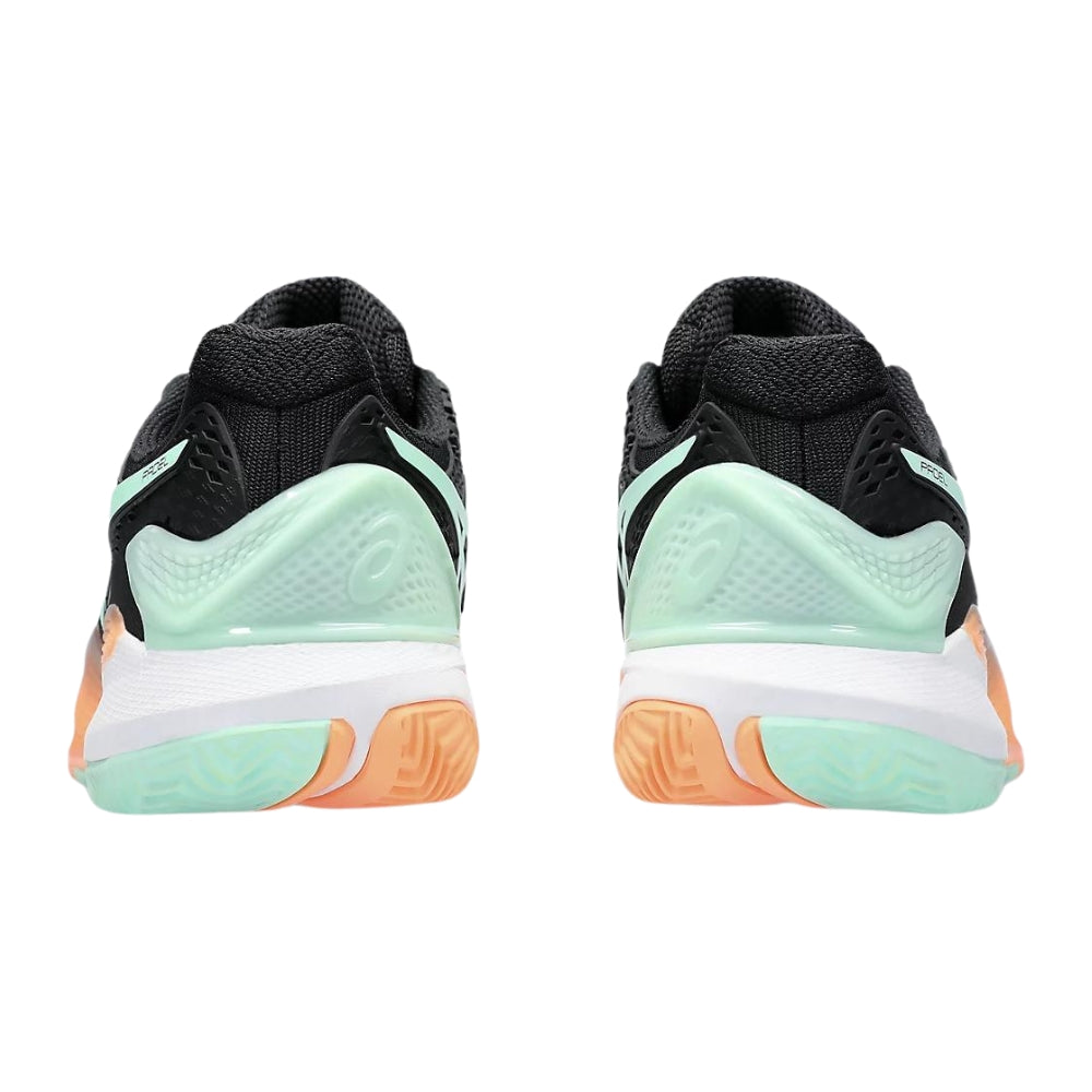 Women's Gel-Resolution 9 Padel - BLACK/MINT TINT