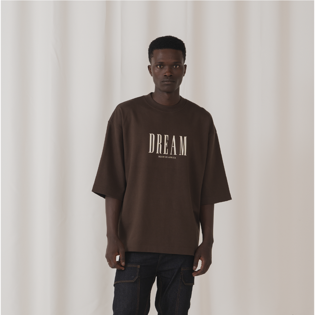 DREAM OVERSIZED T-SHIRT ESPRESSO