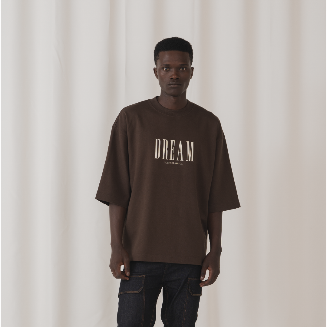 DREAM OVERSIZED T-SHIRT ESPRESSO