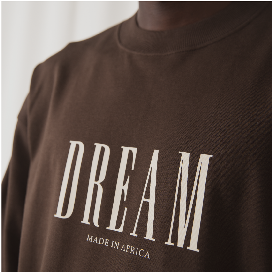 DREAM OVERSIZED T-SHIRT ESPRESSO