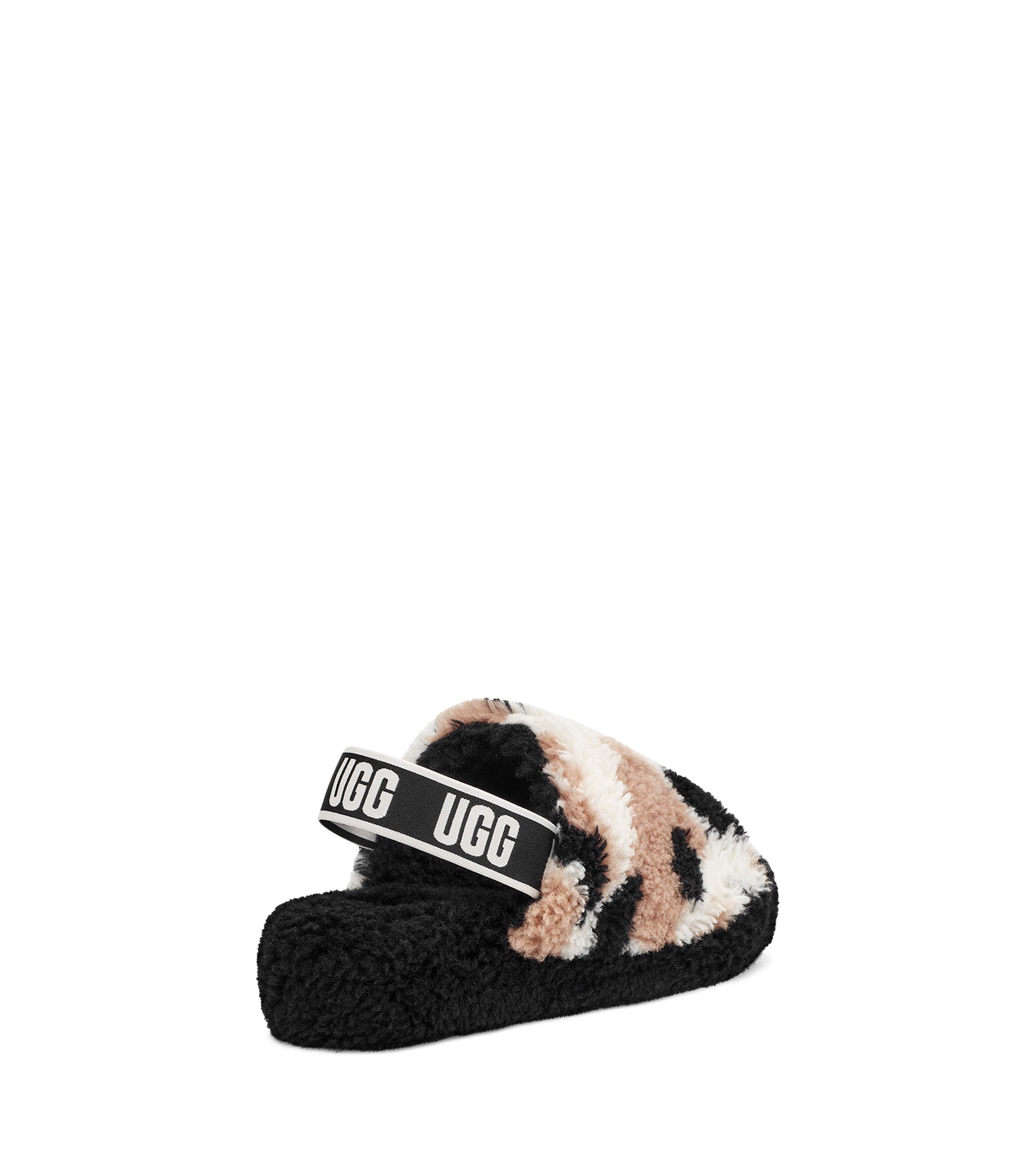 UGG - Womens Fluff Yeah Cow Print Slide