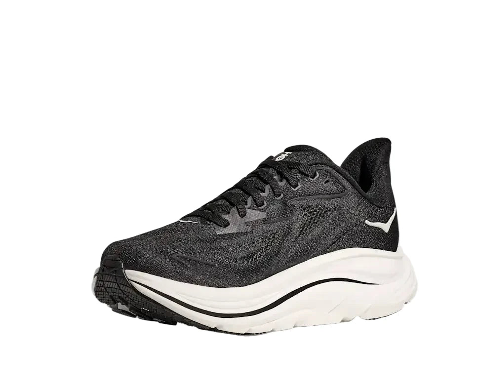 Men's Clifton 10 Wide - Black/ White