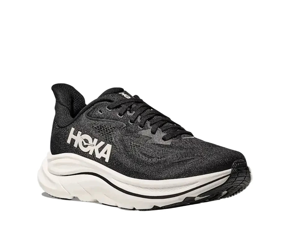 Men's Clifton 10 Wide - Black/ White