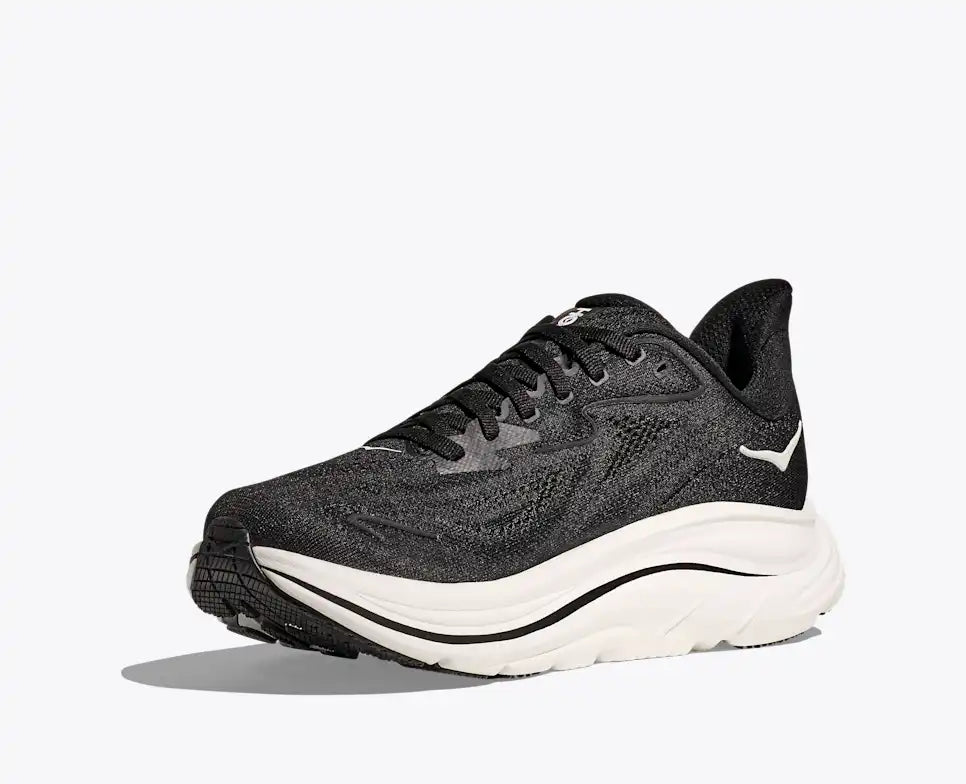Women's Clifton 10 Wide - Black/ White