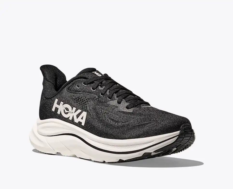 Women's Clifton 10 Wide - Black/ White