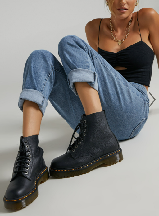 DR. MARTENS 1460 BEX BLACK PISA