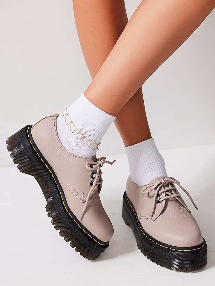DR. MARTENS 1461 QUAD VINTAGE TAUPE