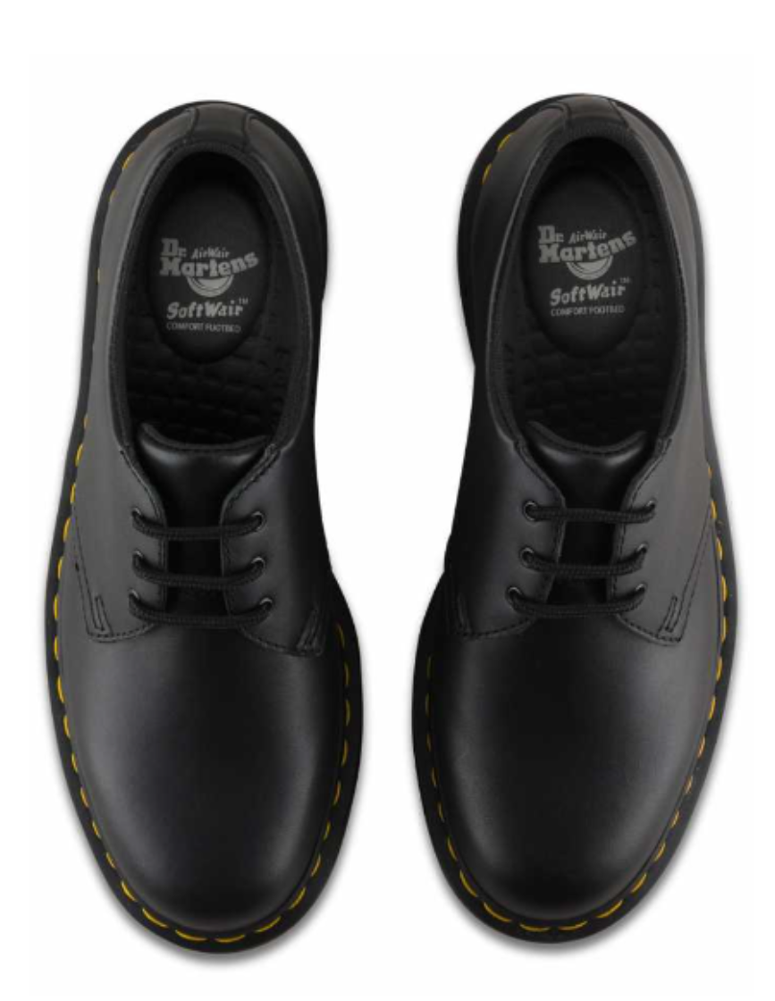 DR. MARTENS 1461 SLIP RESISTANT BLACK NAPPA
