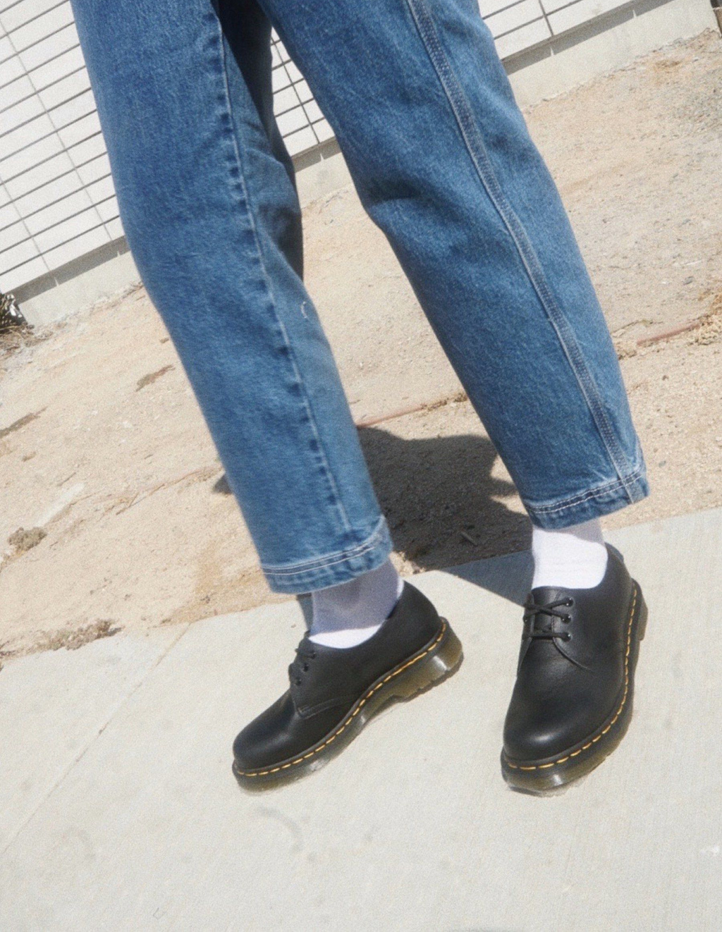 DR. MARTENS 1461 SLIP RESISTANT BLACK NAPPA