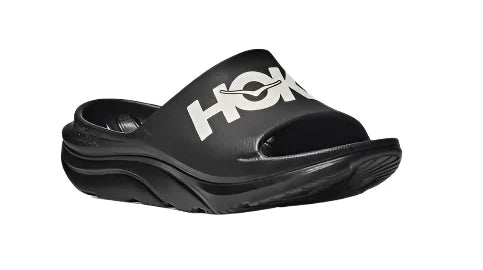 Hoka ORA ATHLETIC SLIDE- Black/White