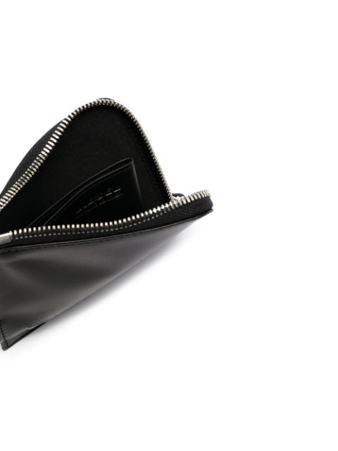 DIESEL EMBOSSED-LOGO ZIPPED WALLET