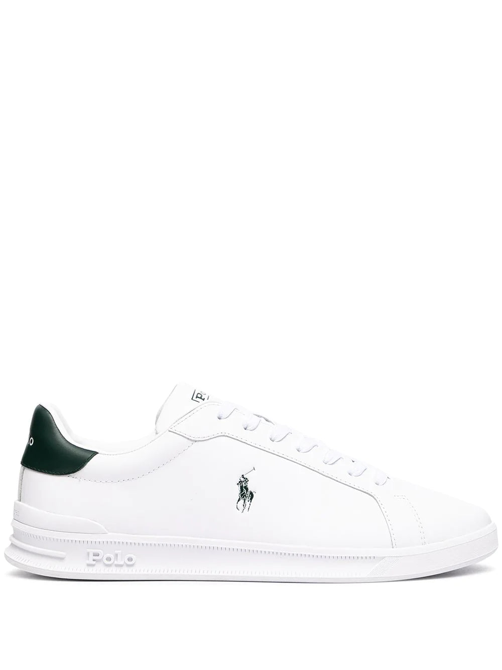 POLO RALPH LAUREN HERITAGE COURT || LEATHER TRAINERS