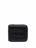 DIESEL LOGO-EMBOSSED ZIPPED WALLET