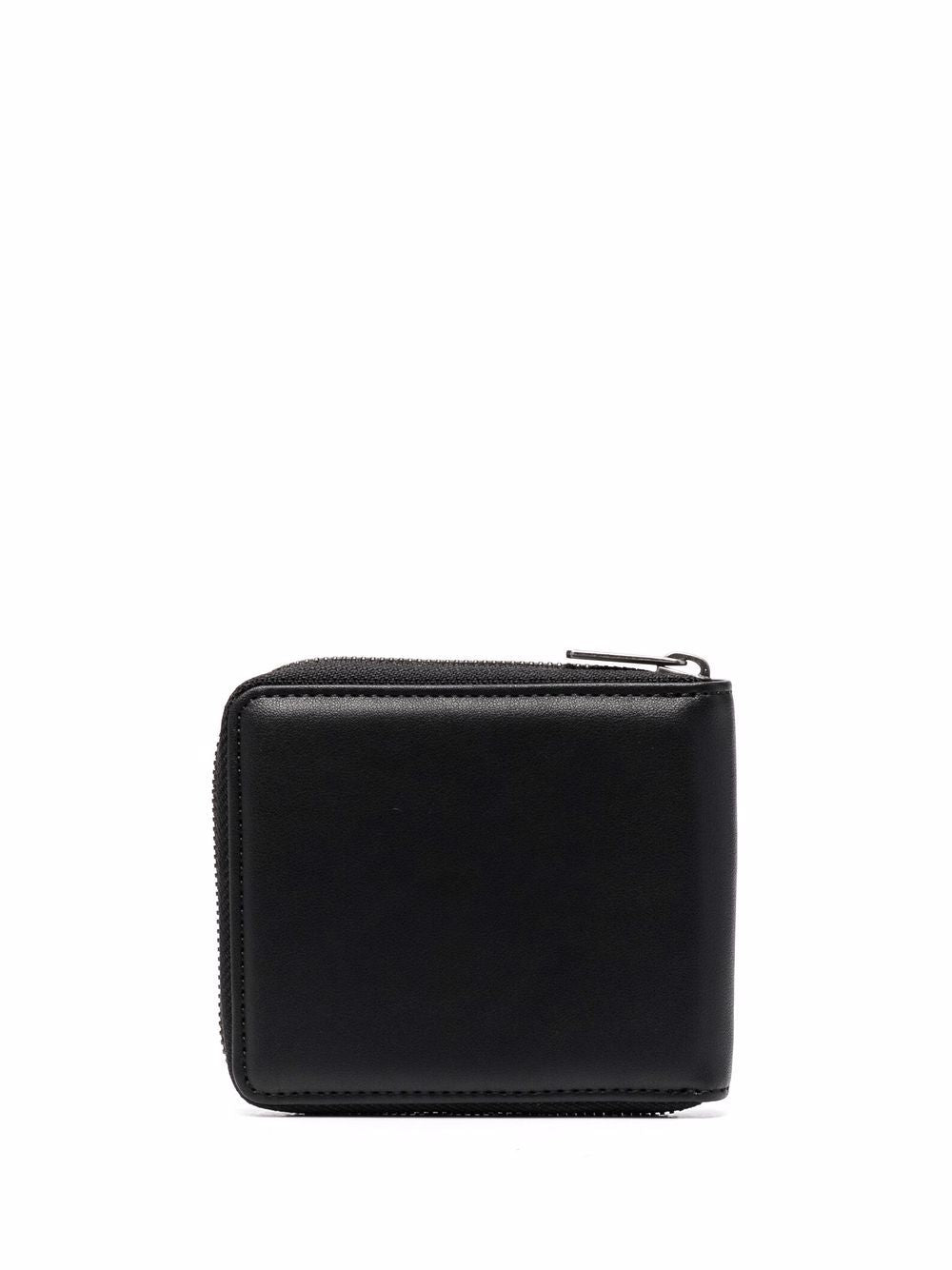 DIESEL LOGO-EMBOSSED ZIPPED WALLET