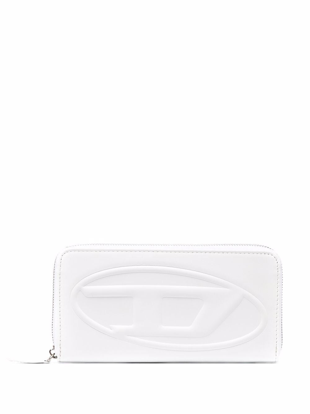 DIESEL LOGO-EMBOSSED ZIPPED PURSE