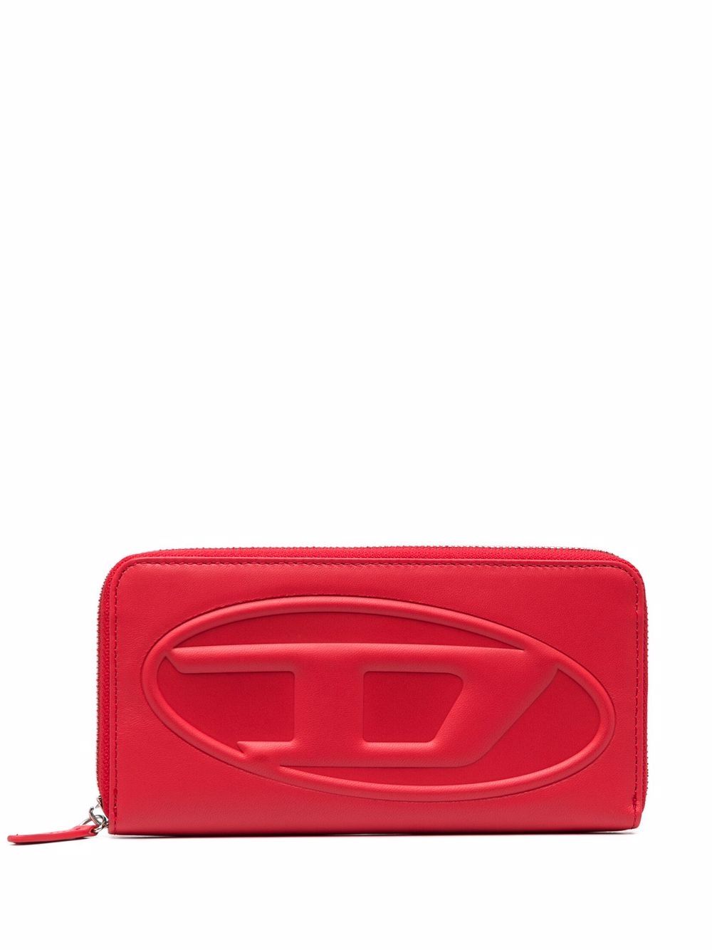 DIESEL LOGO-EMBOSSED ZIPPED PURSE