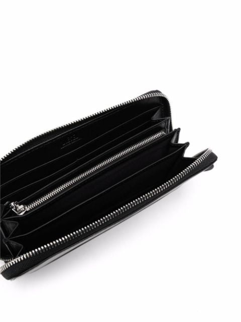 DIESEL LOGO-EMBOSSED ZIPPED PURSE