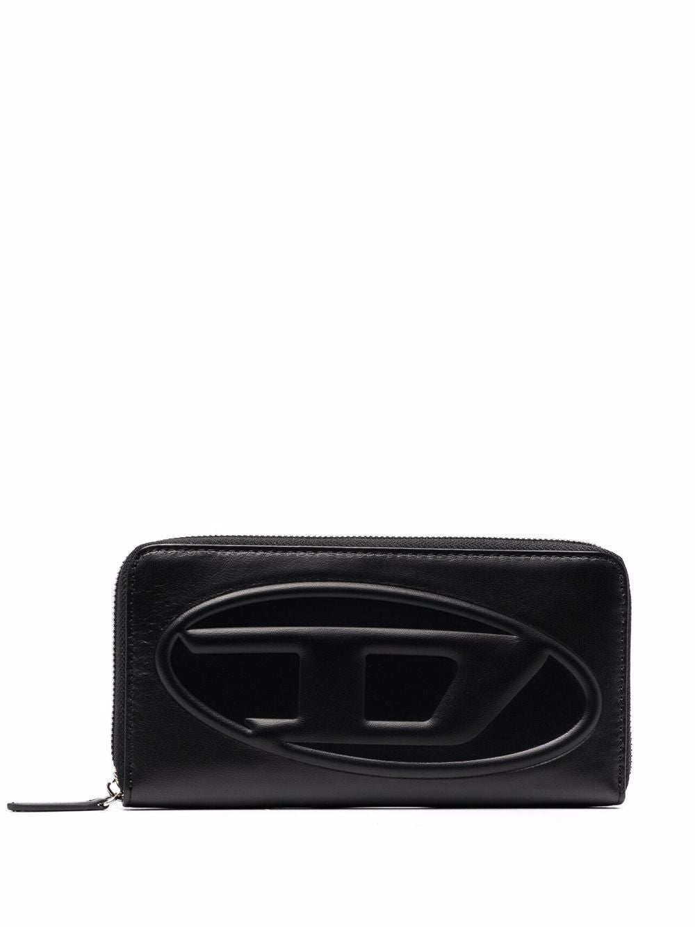 DIESEL LOGO-EMBOSSED ZIPPED PURSE