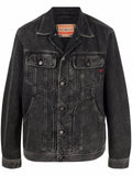 DIESEL FADED-EFFECT DENIM JACKET