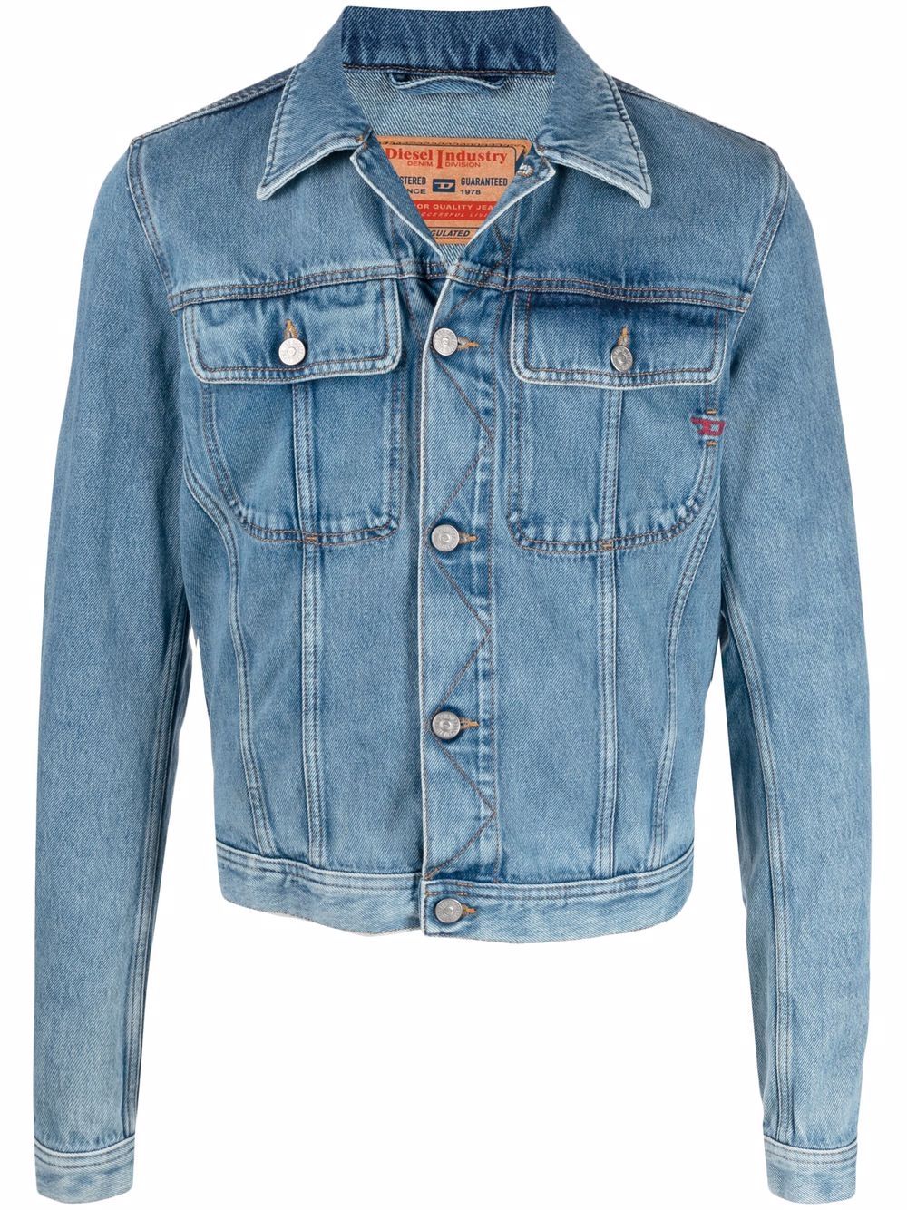 DIESEL CLASSIC BUTTONED DENIM JACKET