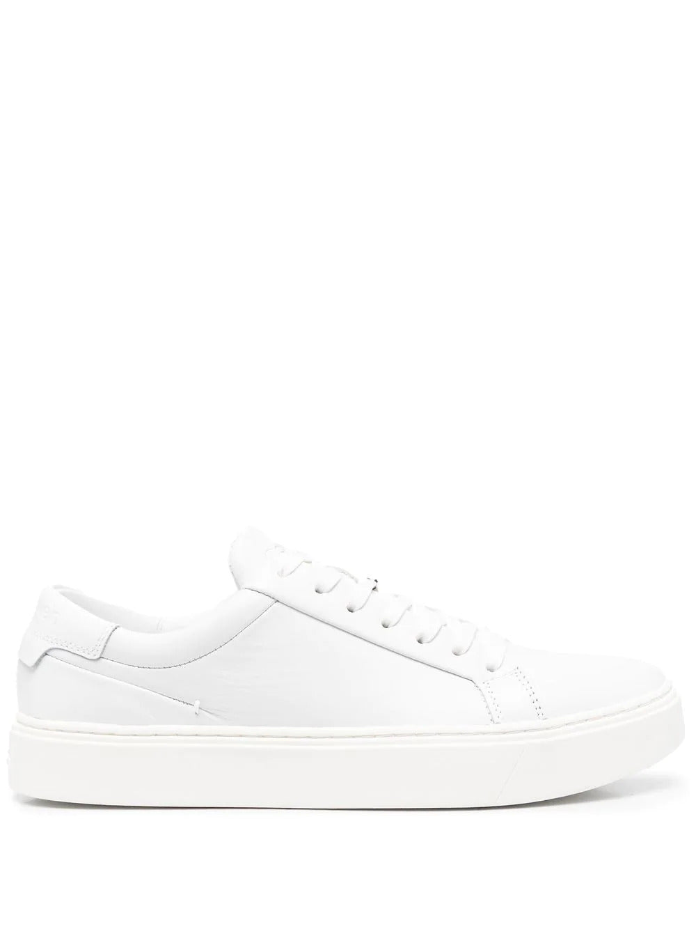 CALVIN KLEIN LOGO-DEBOSSED LOW-TOP SNEAKERS