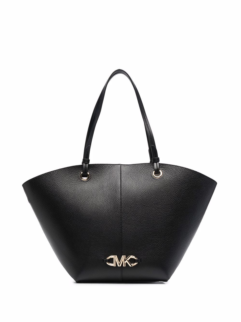Michael Kors logo-plaque leather tote bag
