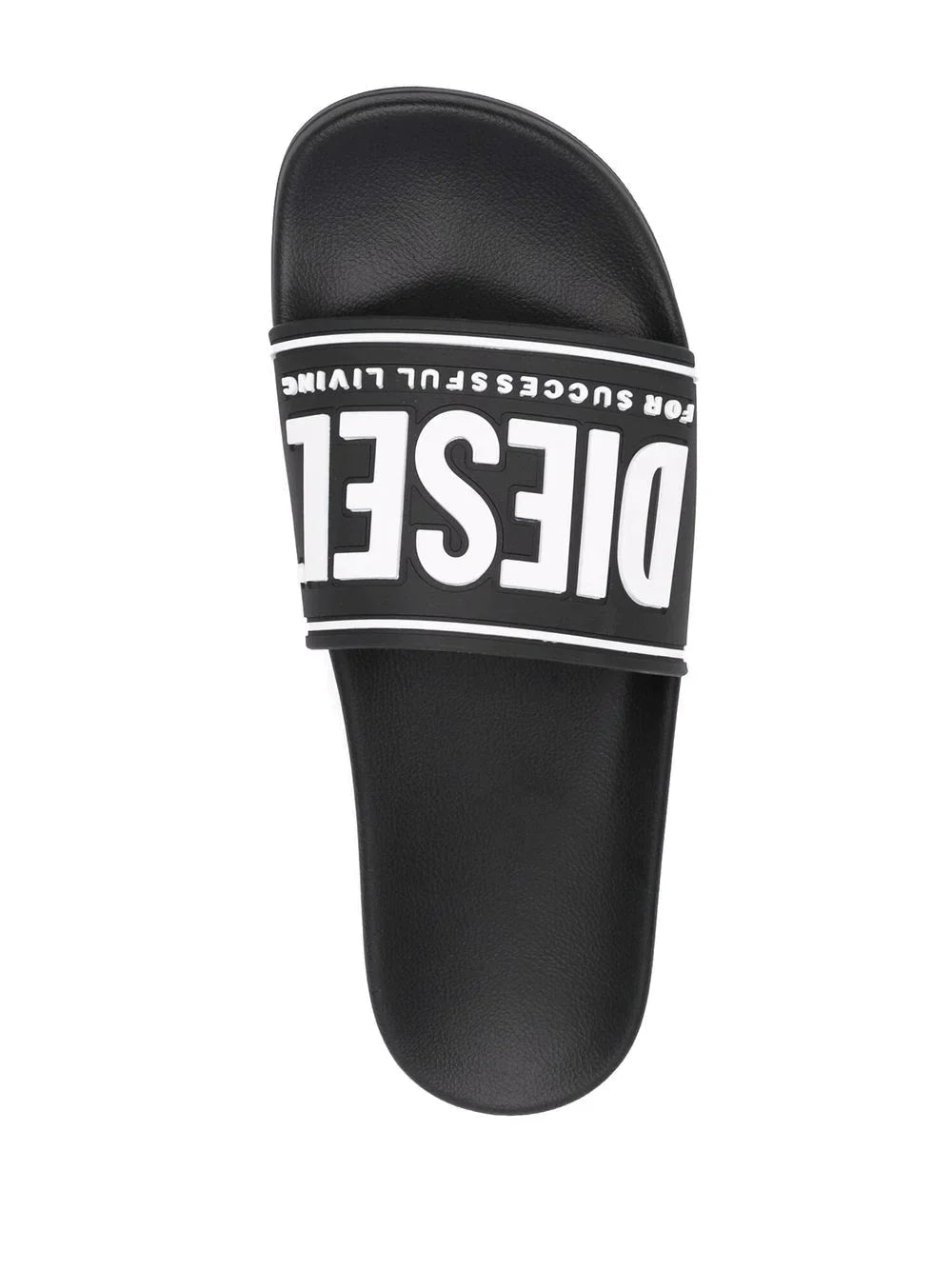 DIESEL LOGO-EMBOSSED SLIDES