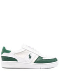POLO RALPH LAUREN PANELLED LACE-UP SNEAKERS