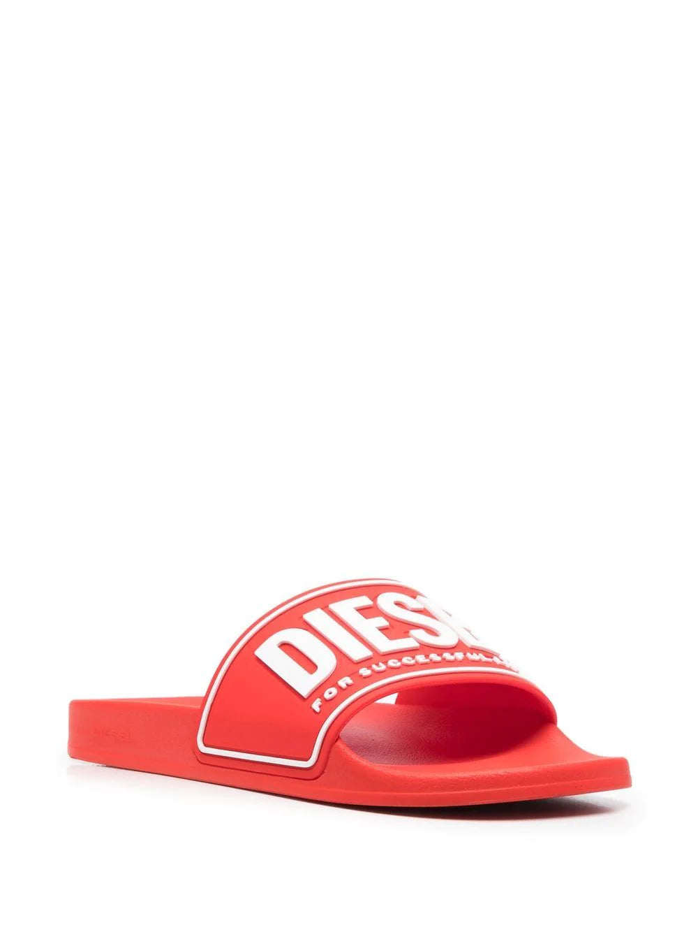 DIESEL LOGO-EMBOSSED SLIDES