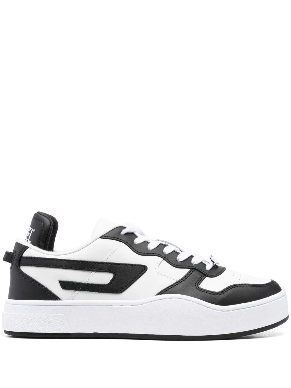 DIESEL TWO TONE LACE-UP LOW-TOP SNEAKERS