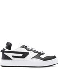 DIESEL TWO TONE LACE-UP LOW-TOP SNEAKERS