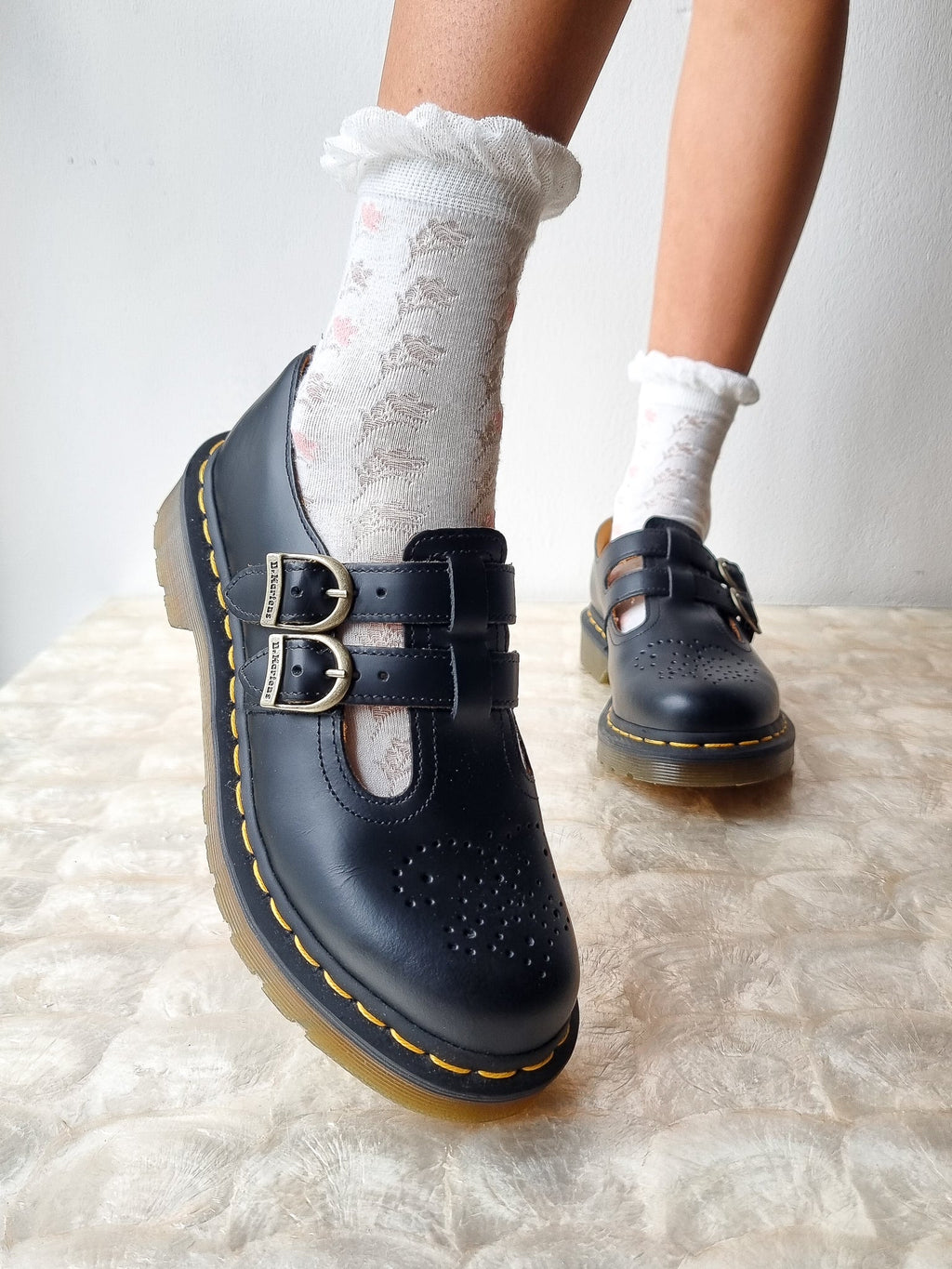 DR. MARTENS 8065 MARY JANE BLACK SMOOTH