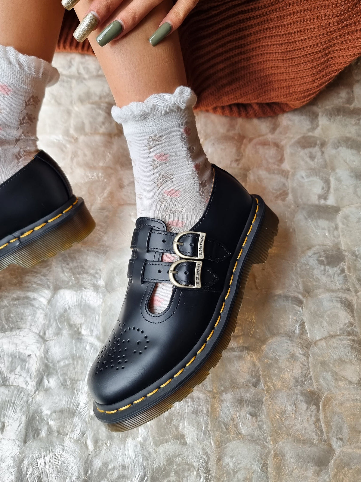 DR. MARTENS 8065 MARY JANE BLACK SMOOTH