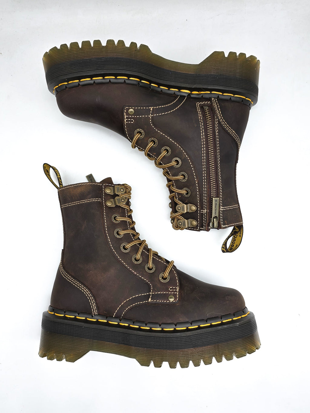 DR. MARTENS JADON ARC CRAZY HORSE BROWN