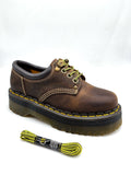 DR. MARTENS ROUND SHOE LACES BLACK + YELLOW 90cm