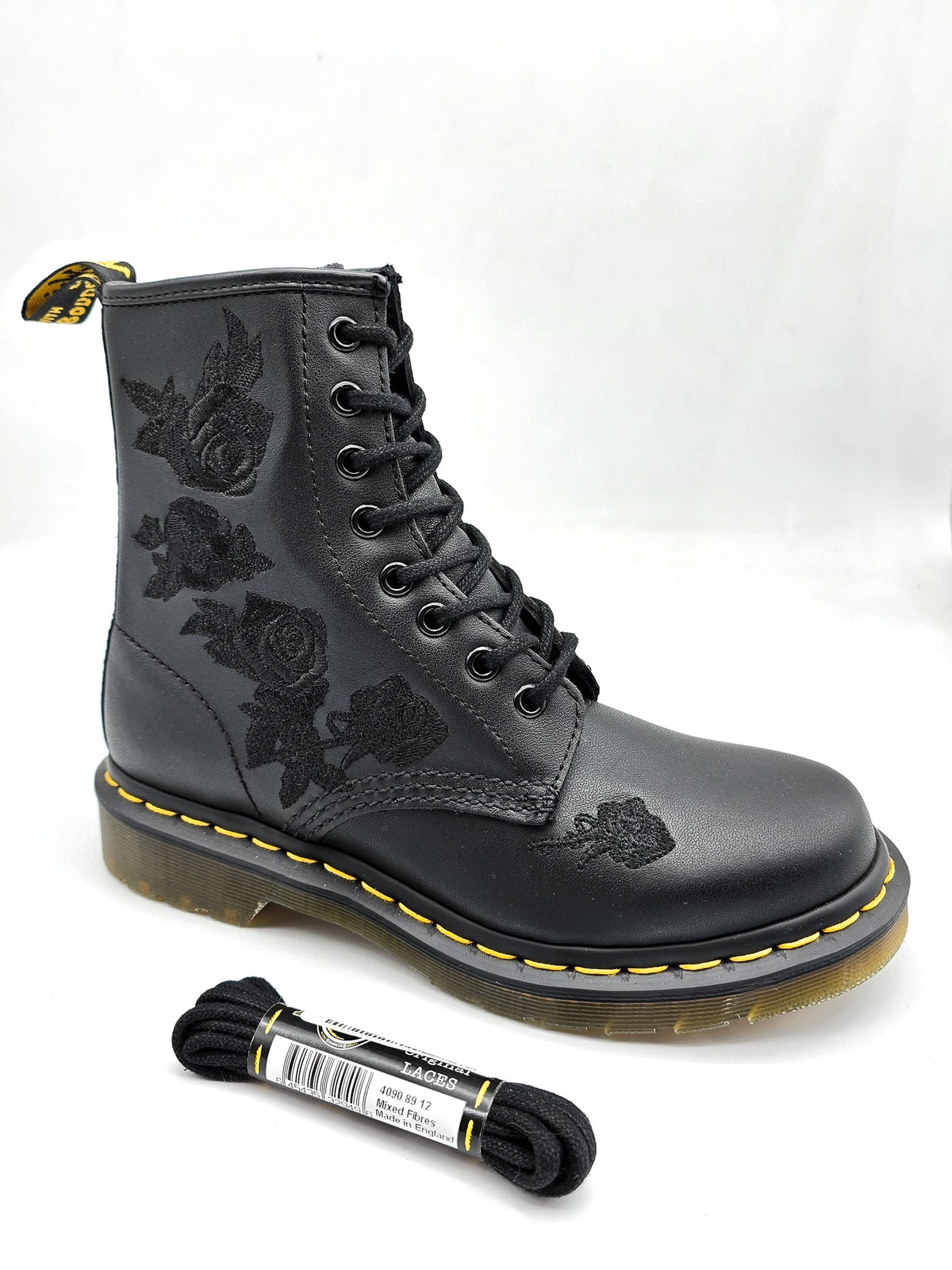 DR. MARTENS ROUND SHOE LACES BLACK 120cm