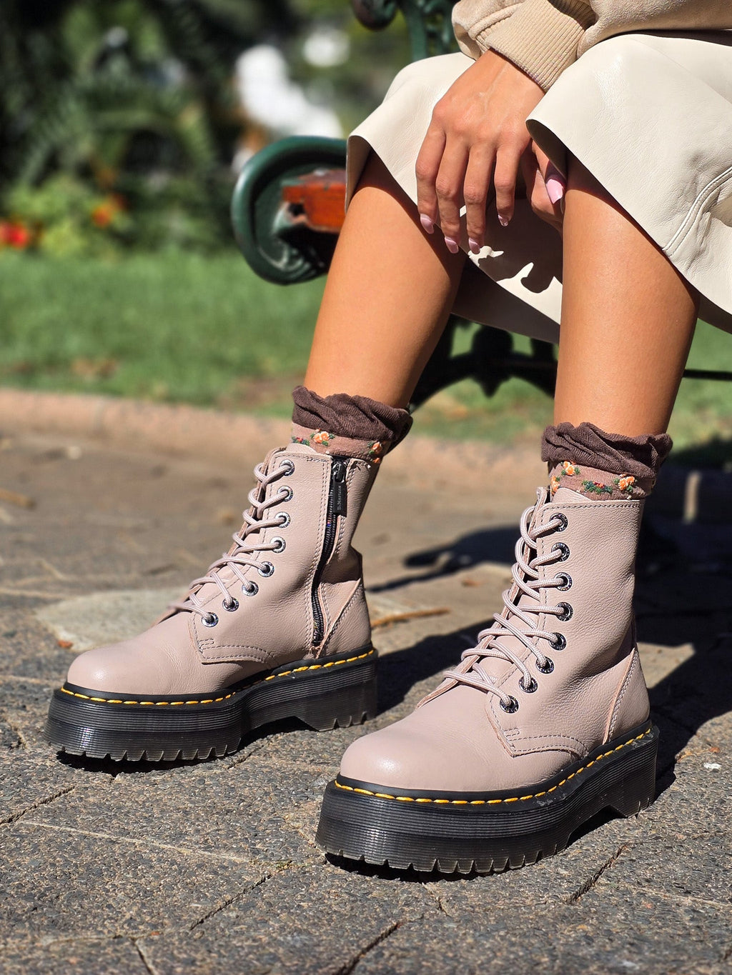 DR. MARTENS JADON TAUPE PISA