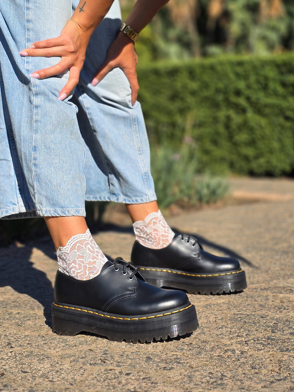 DR. MARTENS 1461 QUAD BLACK SMOOTH
