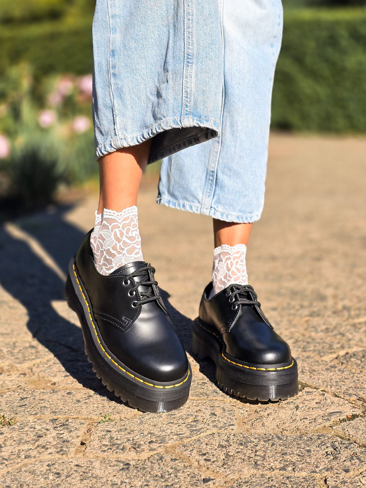 DR. MARTENS 1461 QUAD BLACK SMOOTH