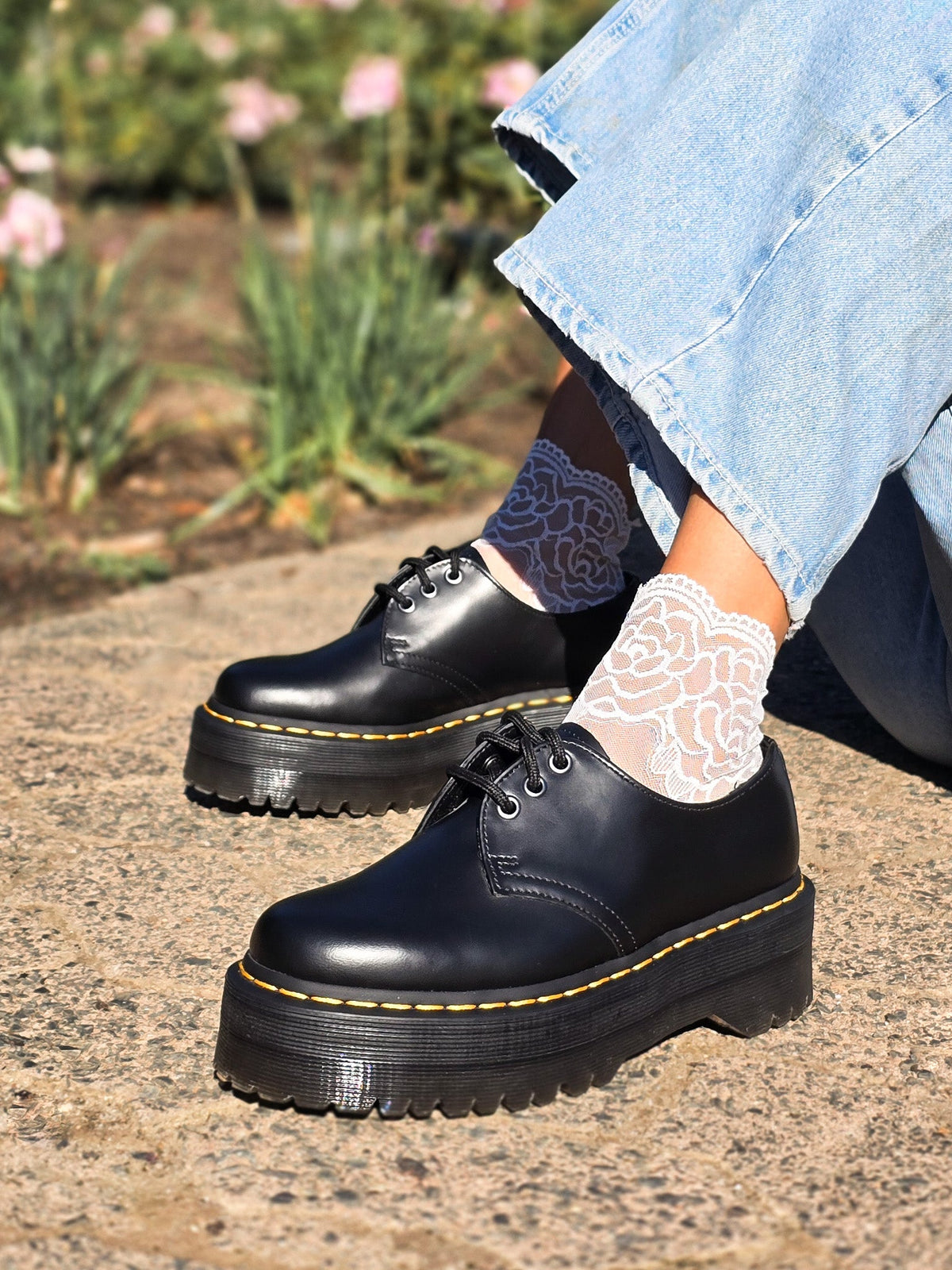 DR. MARTENS 1461 QUAD BLACK SMOOTH