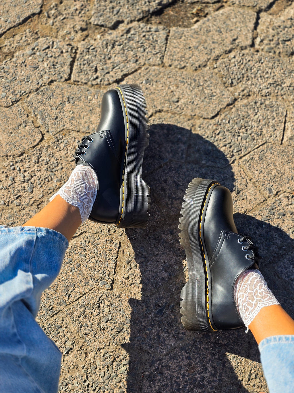 DR. MARTENS 1461 QUAD BLACK SMOOTH