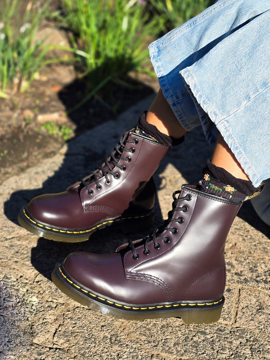DR. MARTENS 1460 BURGUNDY SMOOTH
