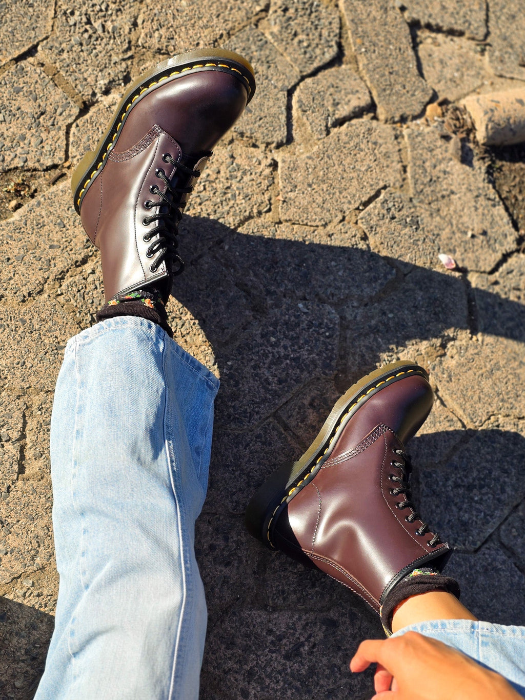 DR. MARTENS 1460 BURGUNDY SMOOTH