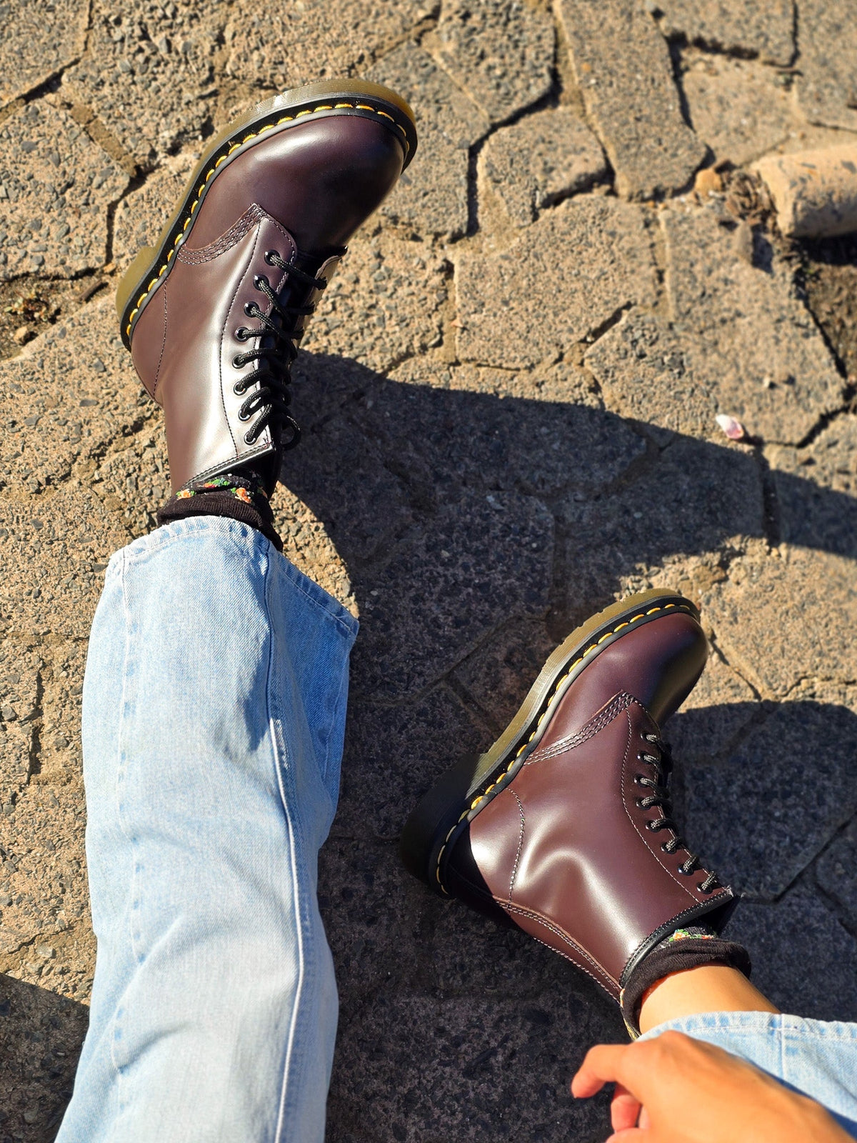 DR. MARTENS 1460 BURGUNDY SMOOTH