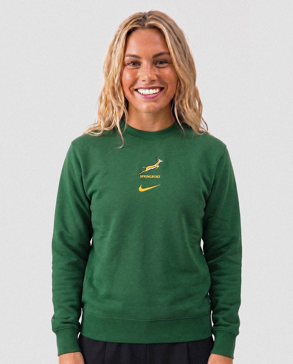 Springboks Nike Mens Crew Sweatshirt Gorge Green