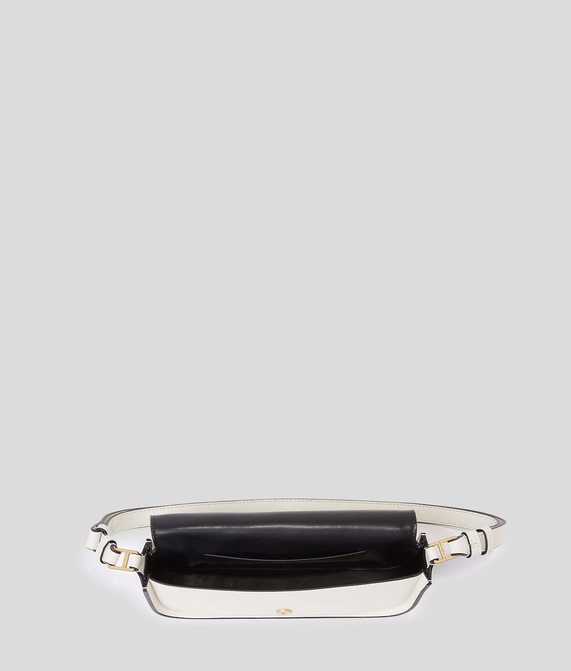 K/Signature two-way crossbody bag