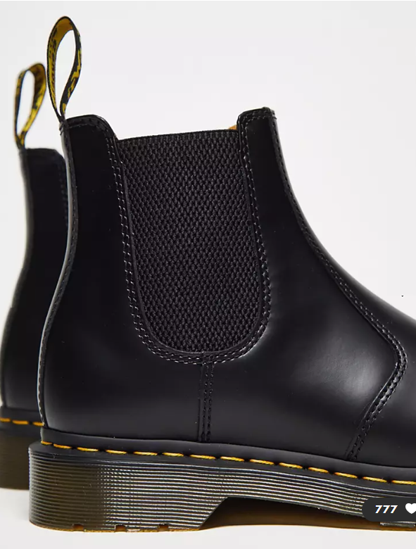 DR. MARTENS 2976 BLACK SMOOTH