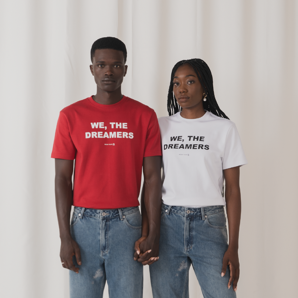 WE, THE DREAMERS RED T-SHIRT
