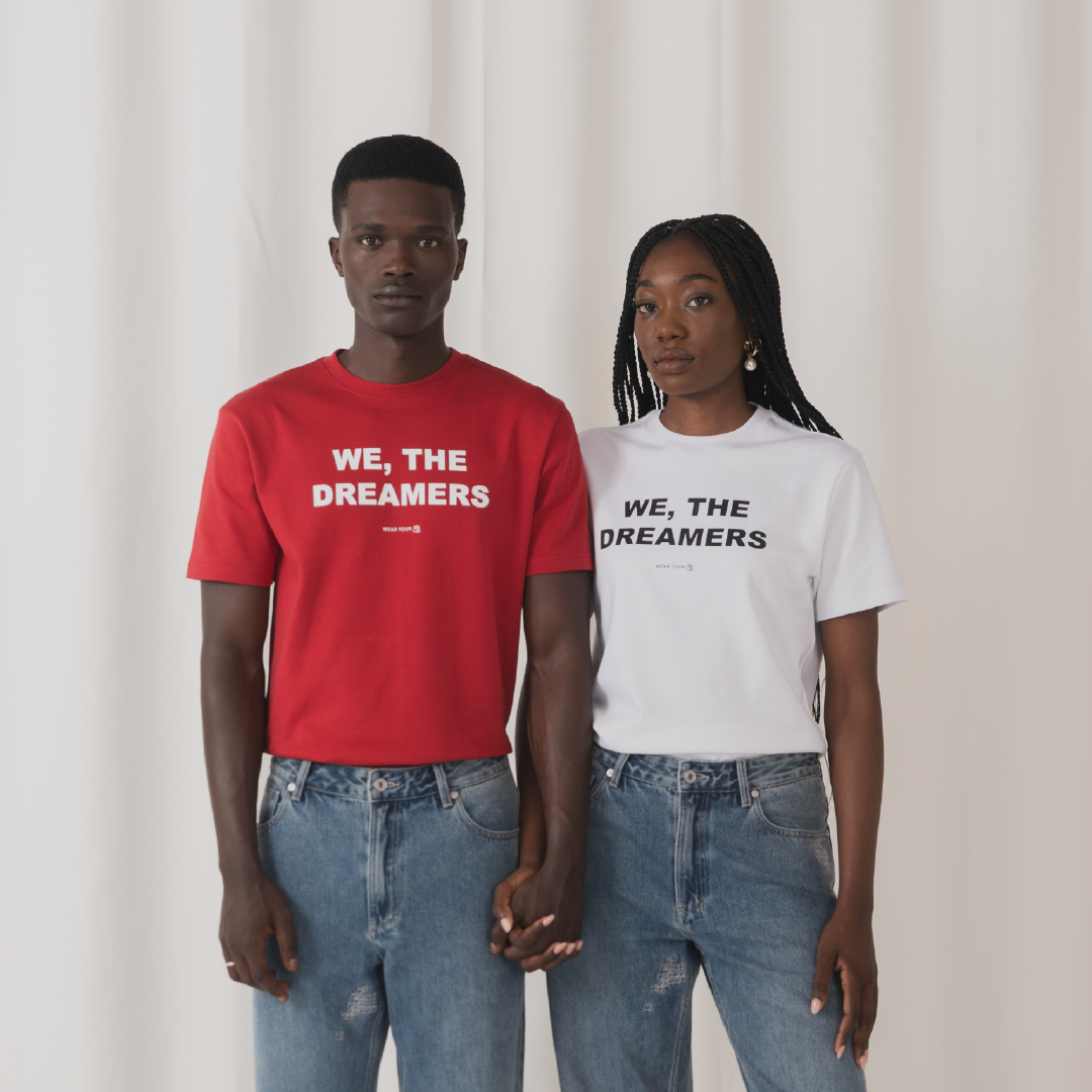 WE, THE DREAMERS RED T-SHIRT