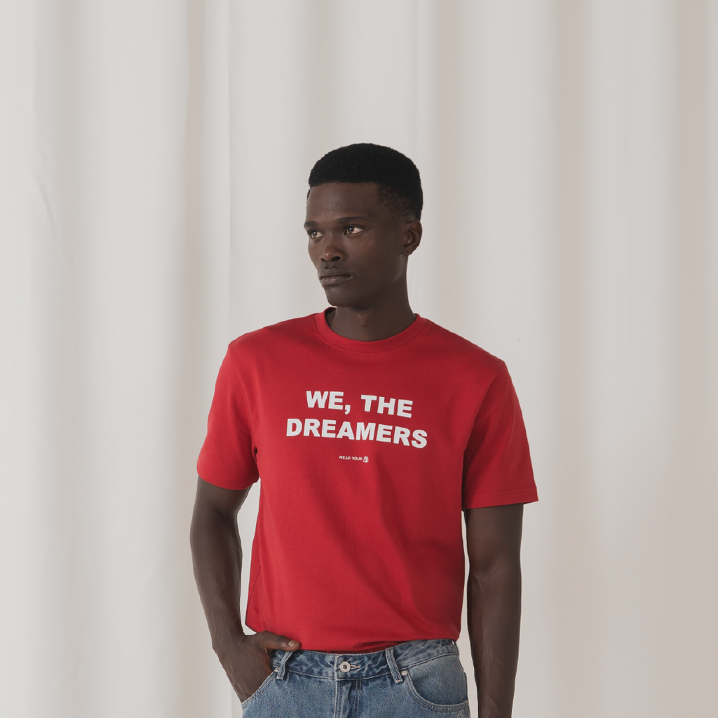 WE, THE DREAMERS RED T-SHIRT